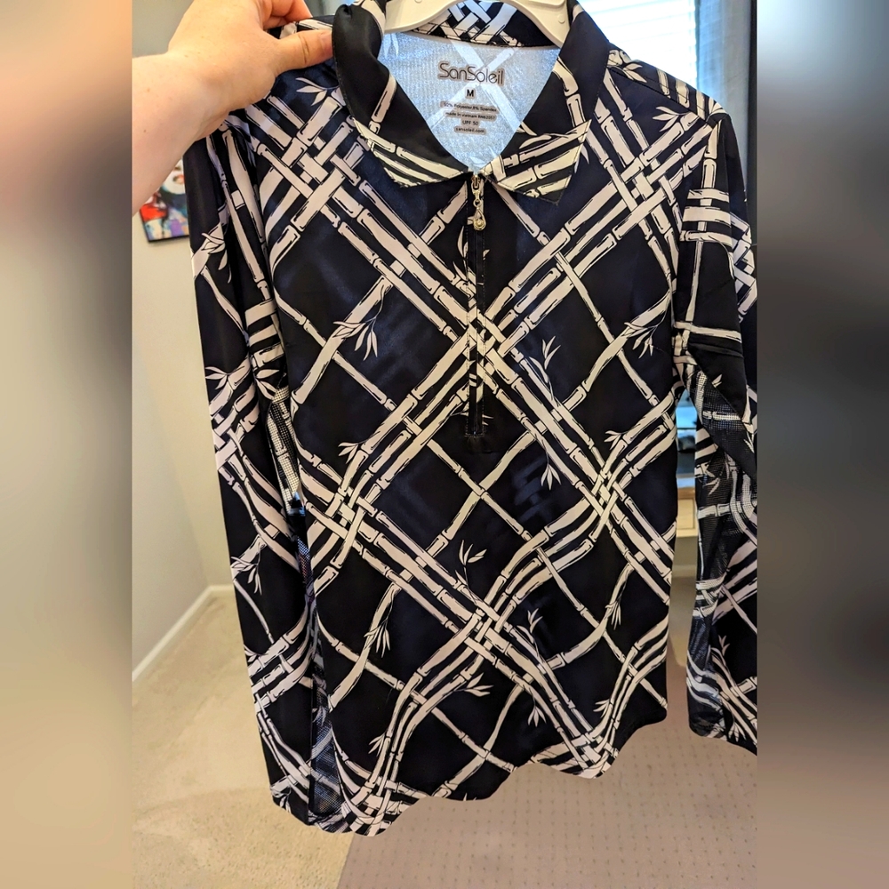Golf shirt San Soleil top medium